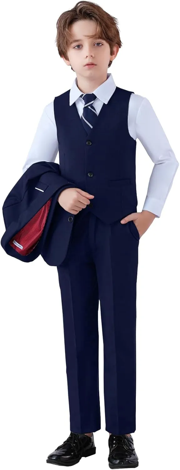 Boys Suit Formal Suits for Boy Slim Fit Kids Suit for Teen Boy Toddler Dress Boys Wedding Communion