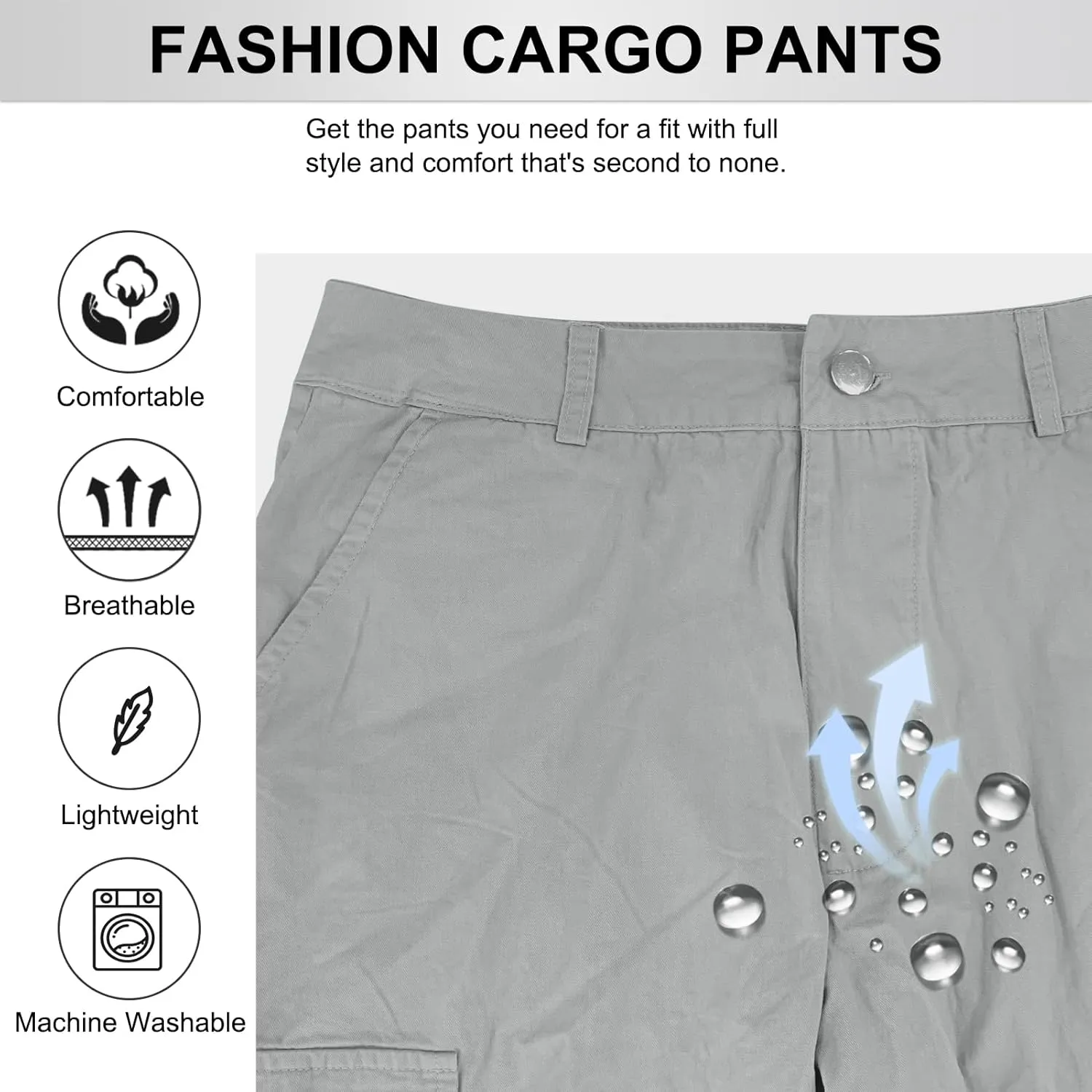 Cargo Pants for Women High Waisted Casual Pants Baggy Y2k Straight Wide Leg Pants with Pockets Streetwear