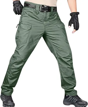 Fxbar Men's Flex Stretch Tactical Pants Ripstop Cargo Pants Lightweight Outdoor Work Hiking Pants for Men