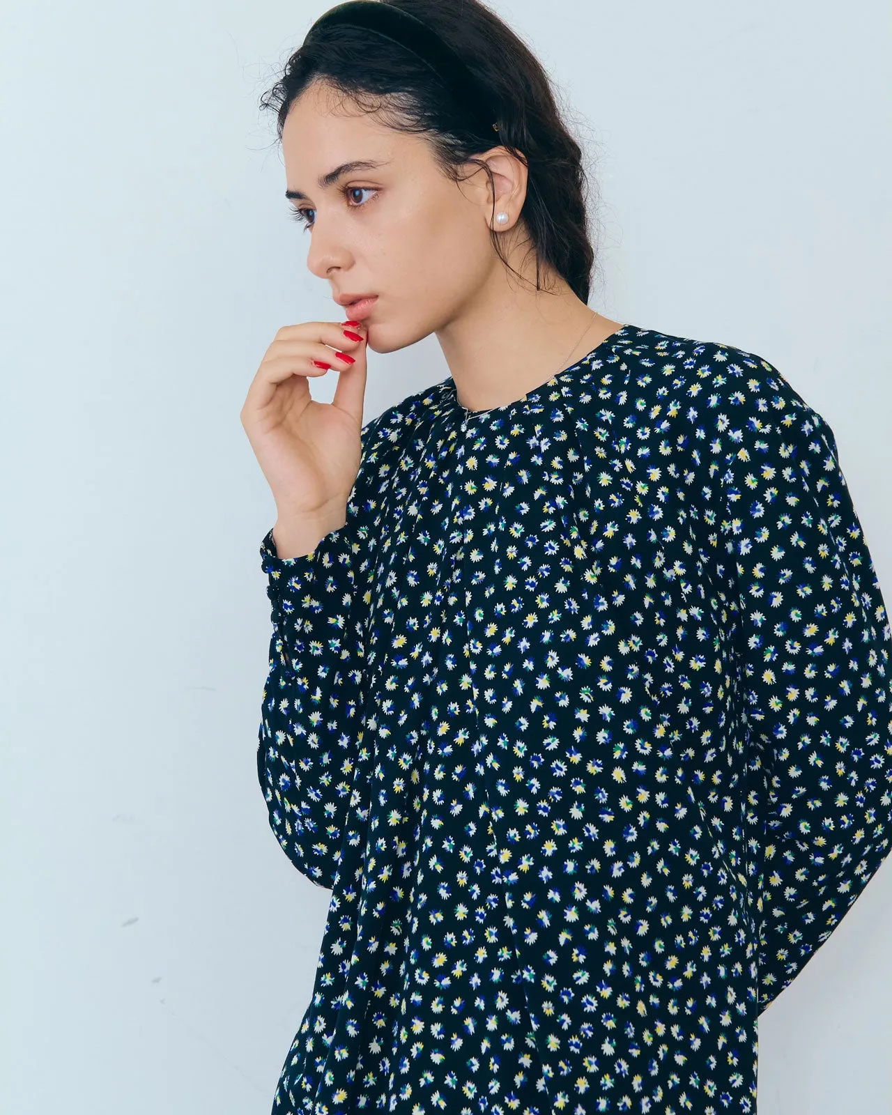 SPARKLE PRINTED DRESS