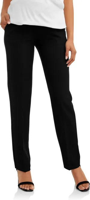 Times Two Maternity Women's Straight Leg Dress Pants