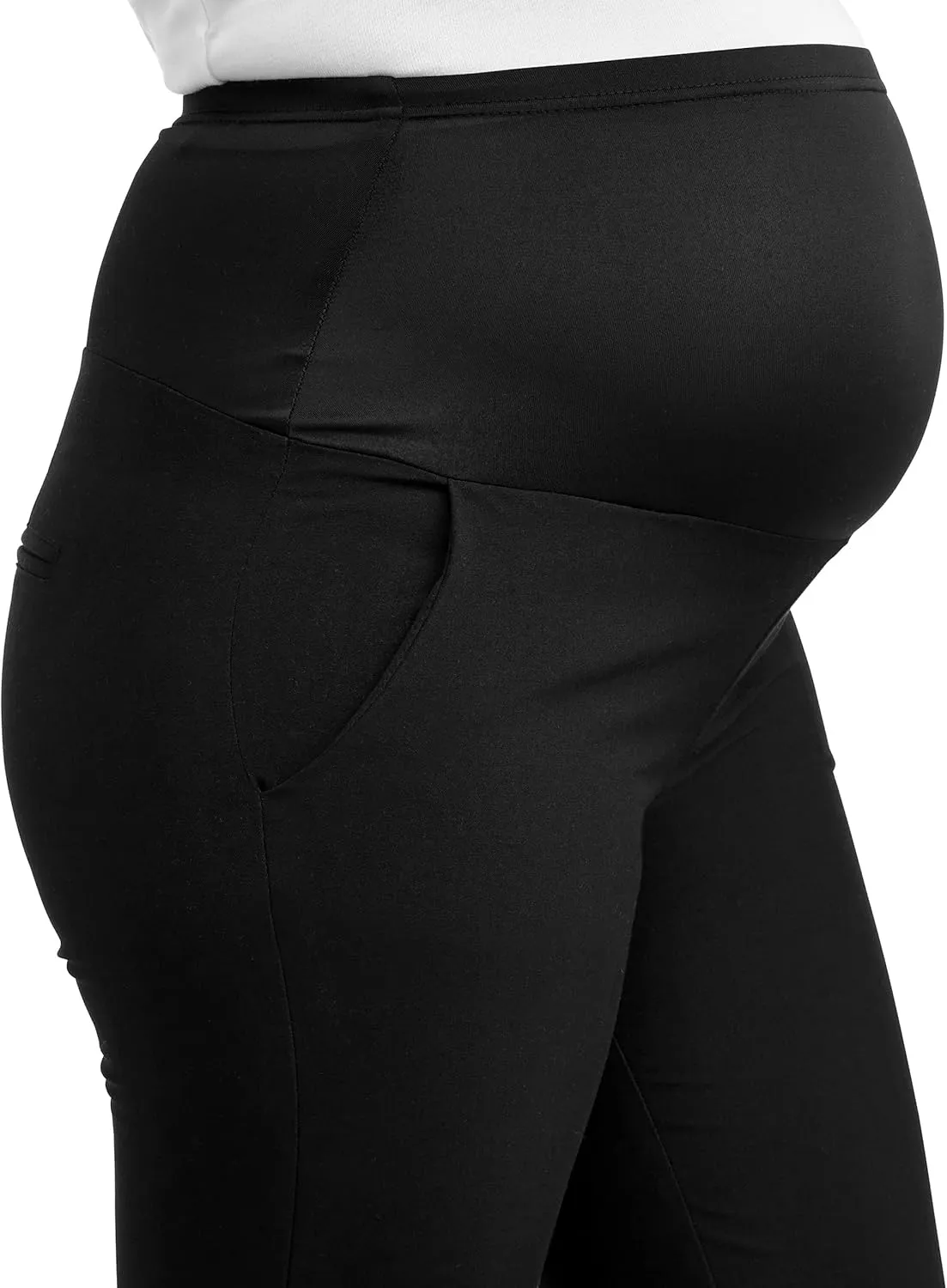 Times Two Maternity Women's Straight Leg Dress Pants