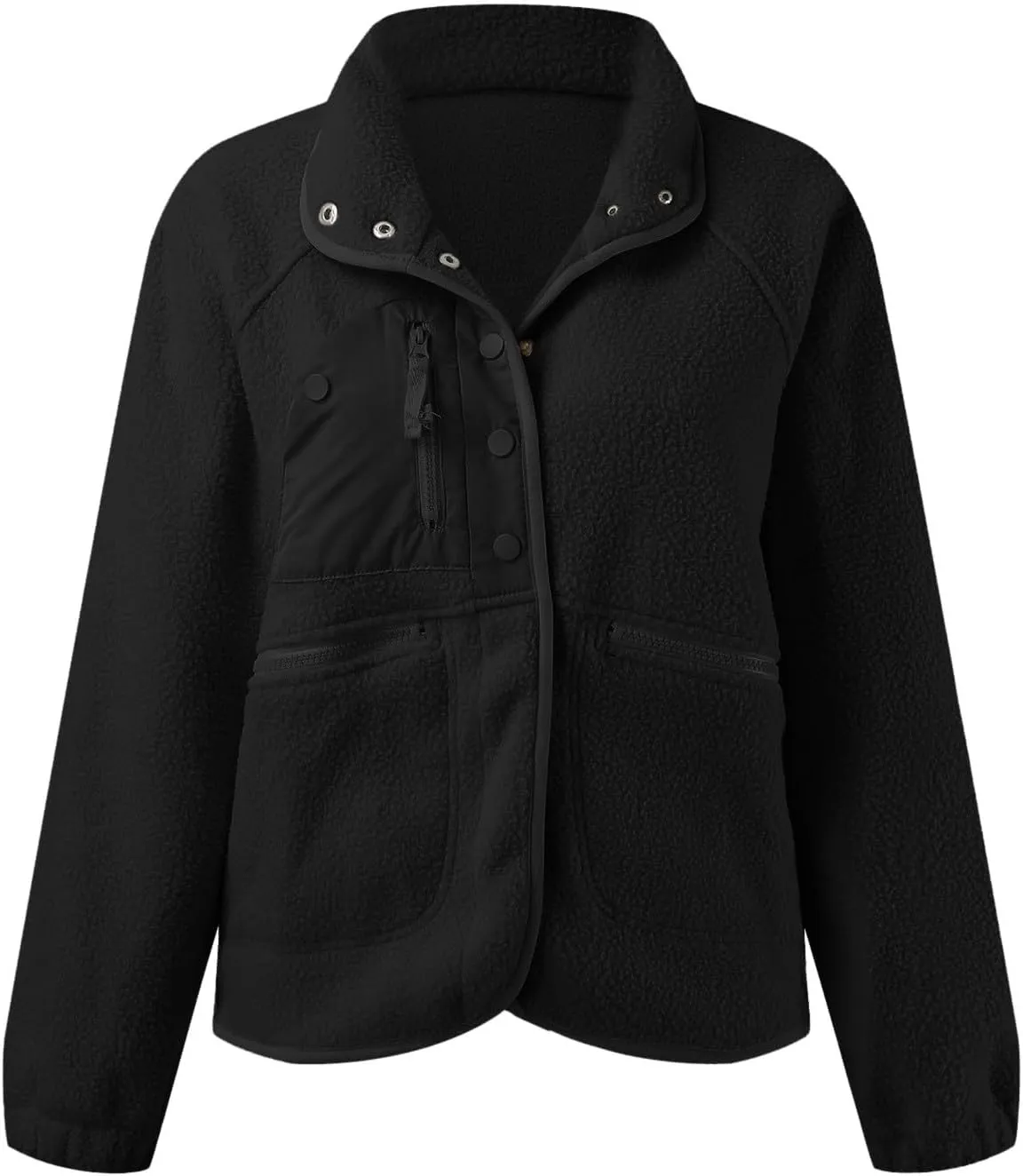 Womens Oversized Sherpa Jacket Fuzzy Fleece Teddy Coat Petite Open Front Hooded Cardigan Winter Warm Outwear Overcoats